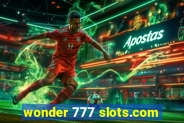 wonder 777 slots.com